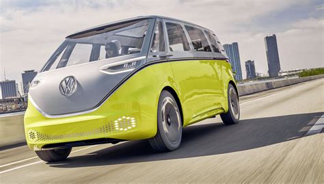 The All Electric And Autonomous Volkswagen Id Buzz Minivan Electric