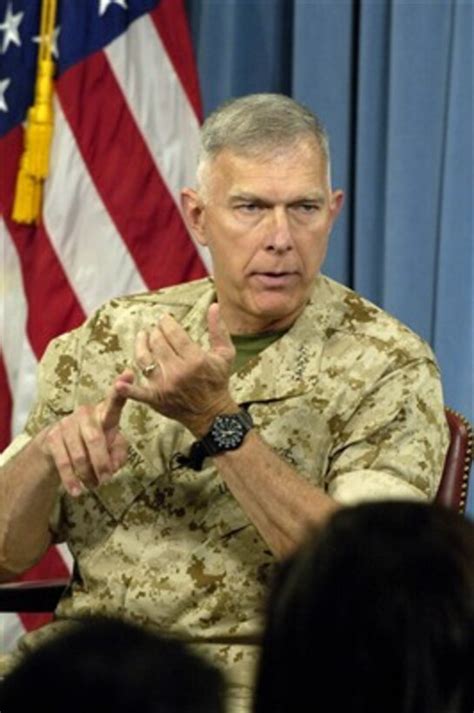Gen James T Conway Conducts A Press Briefing In The Pentagon