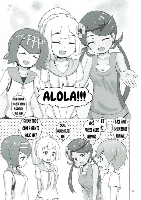 Alola Girls To Fude Oroshi No Gi Hentai Comics Hq Hentai Mangas