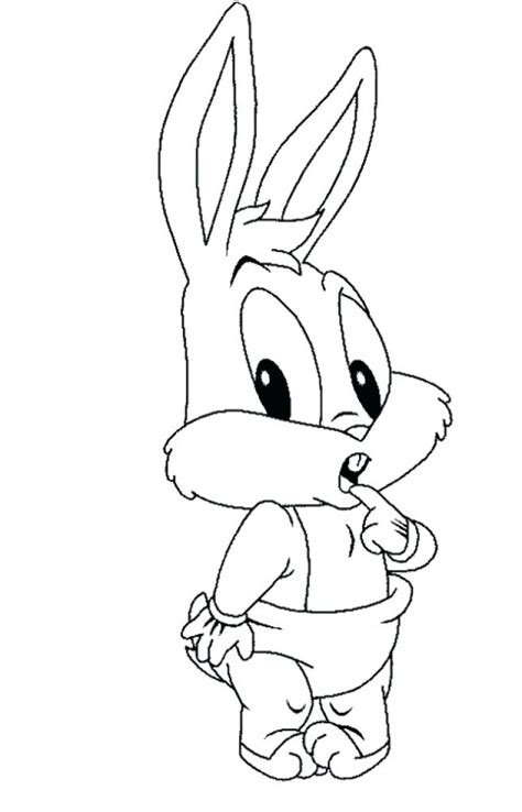 Gangster Bugs Bunny Coloring Pages At Free Printable