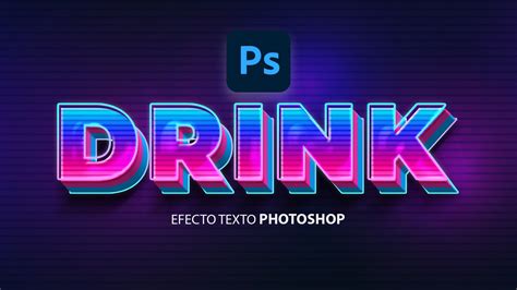 Efecto Texto D Neon En Photoshop Aprende Facil
