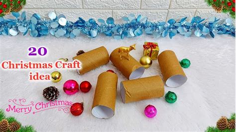 20 Best Out Of Waste Christmas Decoration Idea With Empty Rolls Diy