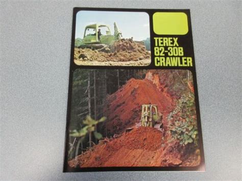 Terex 82 30b Crawler Literature Ebay