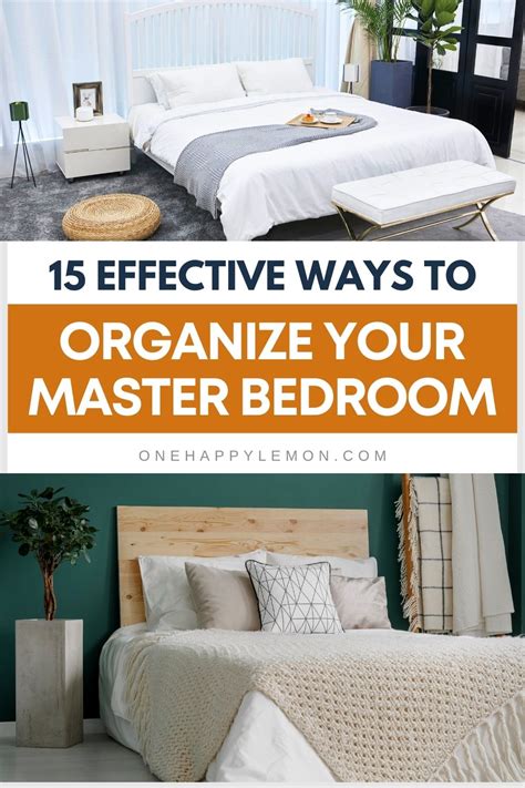 15 Effective Ways To Organize A Cozy Master Bedroom Cozy Master