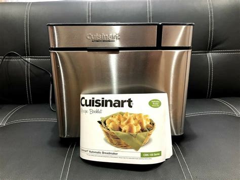 For your safety and continued enjoyment of this product, always read the instruction book carefully before using. Quisinart Cbk-100 Recipe : Cuisinart Cbk 100 Bread Maker ...