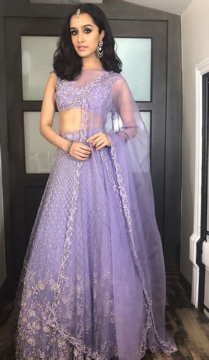 Shraddha Kapoor In This Lavender Lehenga Is A Throwback To Aishwarya In