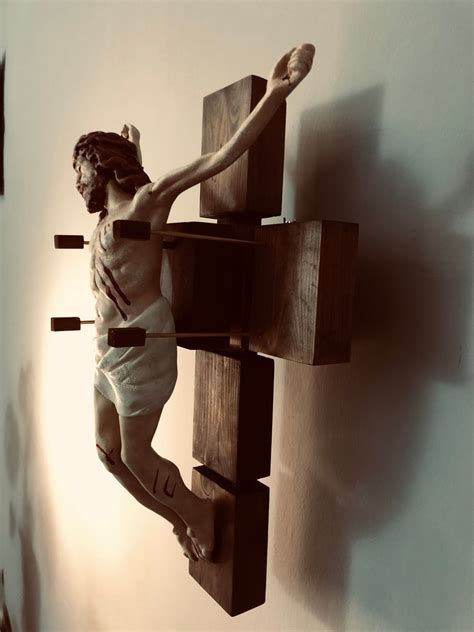 Crucifixion Custom Salvador Dali Realistic Crucifix Cross Etsy