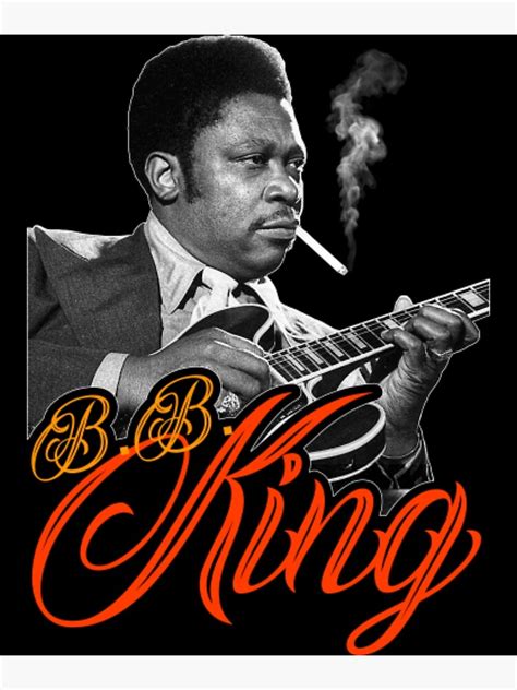 Retro Bb King Blues Icon Poster For Sale By Boulangerart Redbubble