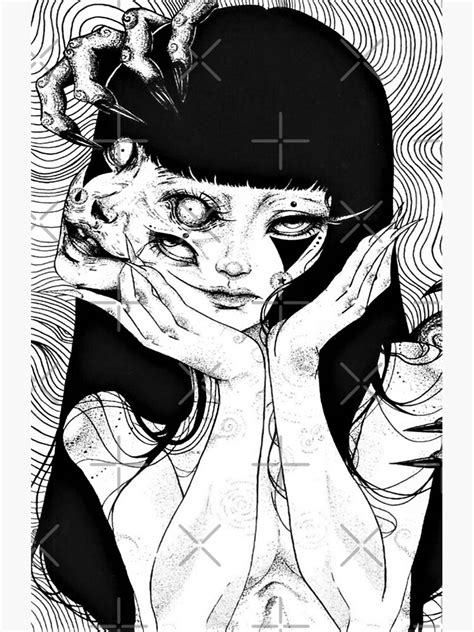 Tomie Junji Ito Tomie Sticker For Sale By Store Ucef Redbubble