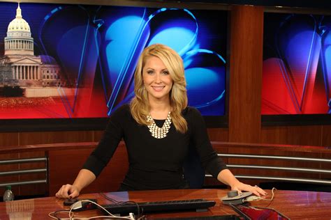 News Anchor Farron Salleysetting