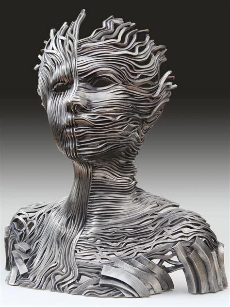 Flow Series Sculptures By Gil Bruvel Metal Wall Sculpture Steel