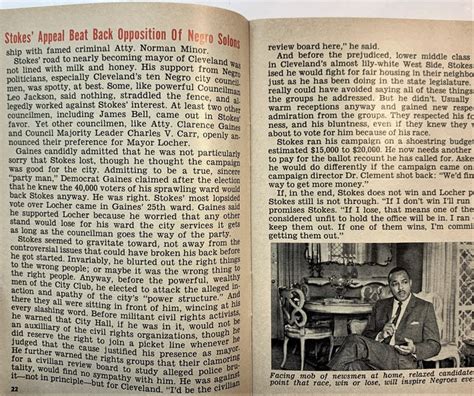 1965 Jet Magazine Features Campaign Of Carl Stokes For Etsy