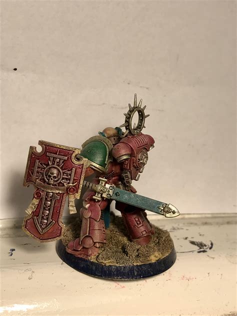 2nd space marine I’ve ever painted (definitely not 2nd model ever