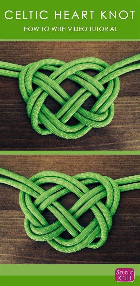 Completely new to knitting or just looking to brush up on your foundational skills? How to Make a Celtic Heart Knot | Studio Knit