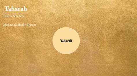 Taharah Islamic Sciences By Mohamad Sheikh Qasem