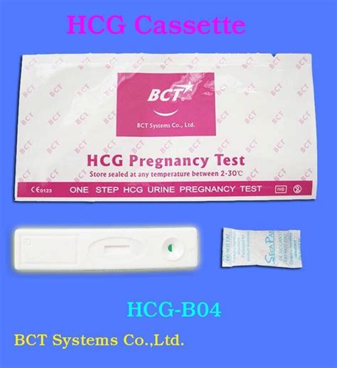 China Hcg 40mm Urine Pregnancy Test Cassette Hcg B04 China Hcg