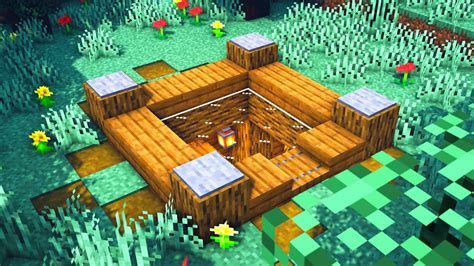 Minecraft Underground Starter House How To Build A Survival Starter