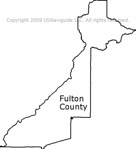 Fulton County Zip Code Map