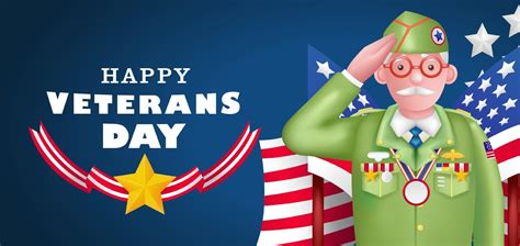 Happy Veterans Day Veterans Respect For The Country Suitable For