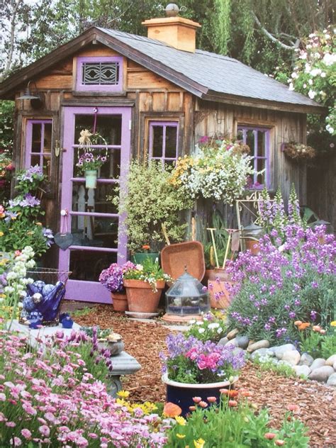 Home » bathroom design » how to create a shabby chic bathroom. Love the shabby chic shed | Cottage garden, Backyard ...
