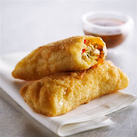 Egg Rolls With Sweet Heat Dipping Sauce Chickenca