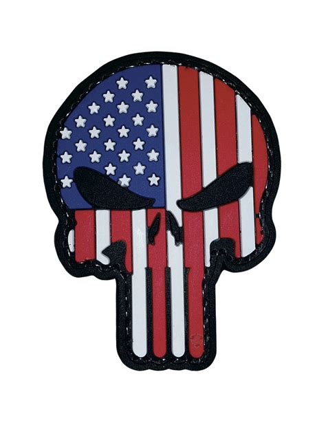 5ive Star Gear Patriotic Punisher Morale Patch T Box Tactical