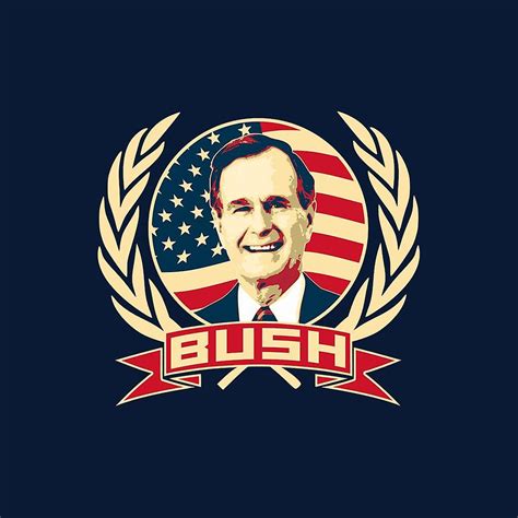 George Bush retro propaganda banner män s väst Fruugo SE