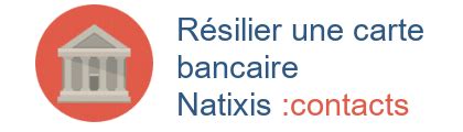 Résiliation d une carte bancaire Natixis Inter épargne ou Grande Clientèle