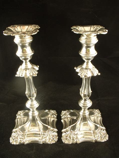 Shop our selection of sterling silver candlesticks & candelabra from the world's premier auctions research past prices of sterling silver candlesticks & candelabra to buy or bid confidently today! Antiques Atlas - Pair Of Silver Plated Candlesticks