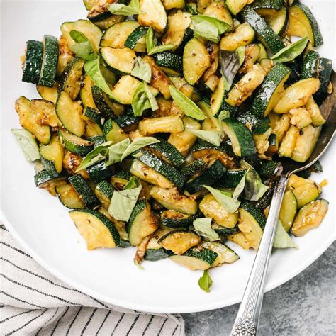 Simple Sautéed Zucchini Our Salty Kitchen