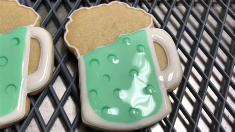 Green Beer Decorated Sugar Cookies Youtube