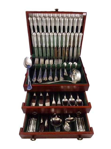 Shop online by color, number of pieces, brands and occasion. Chippendale By Hb Hammer German 800 Silver Flatware Set ...