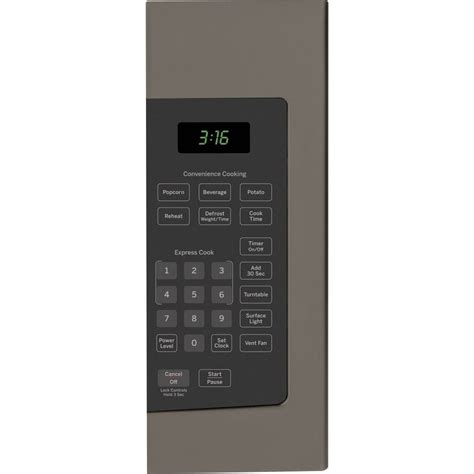 Ge is the only manufacturer who still makes an under cabinet size microwave and therefore i use this product. JVM3160EFES GE 1.6 cu. ft. Over-the-Range Microwave Oven ...