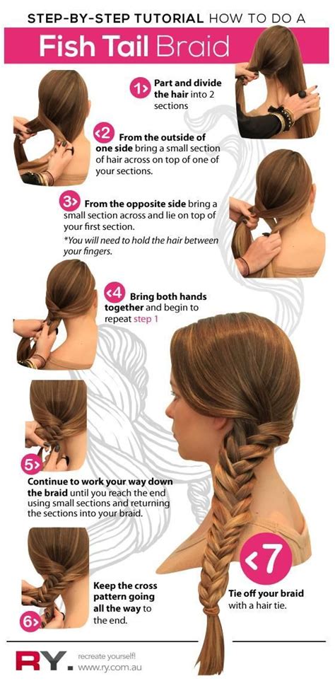 How To Do An Easy Fishtail Braid Ry Easy Fishtail Braid Fish Tail