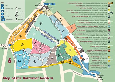 Map Of The Gardens — Friends Of The Botanical Gardens Sheffield