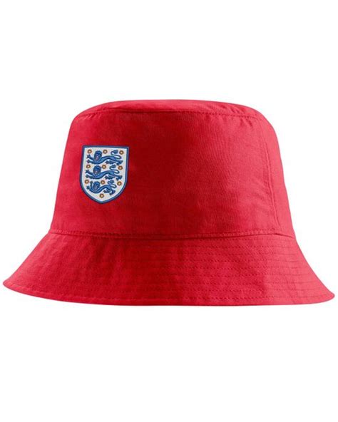 Nike Unisex England Bucket Hat In Red Lyst