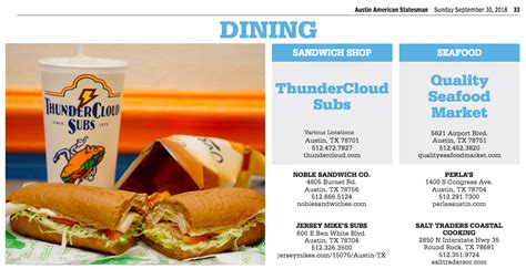 Thundercloud Subs Austin Sub Sandwich Shop
