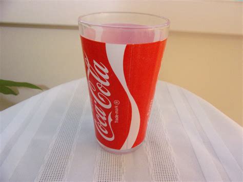 Vintage Coca Cola Drinking Glass Etsy