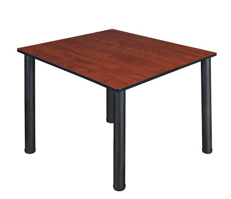 Buy mainstays square foldable table from walmart canada. Kee 48" Square Breakroom Table- Cherry/ Black - Walmart.com - Walmart.com