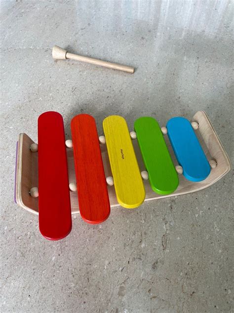 Plan Toys Oval Xylophone Babies And Kids Infant Playtime On Carousell