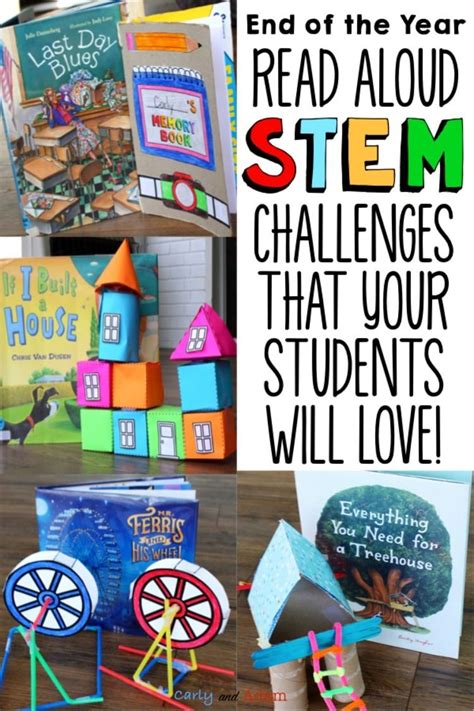 End Of The Year Read Aloud Stem Activities And Challenges Bundle