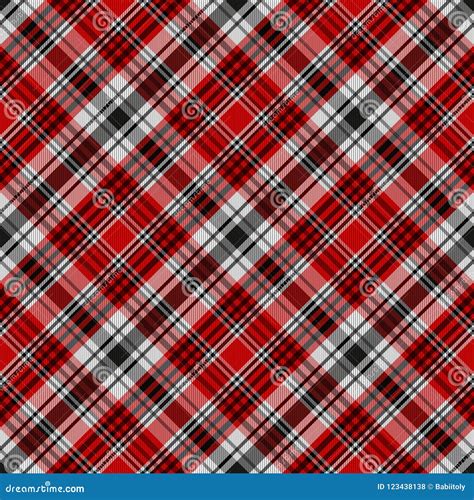 Seamless Tartan Plaid Pattern Fabric Pattern Checkered Texture For