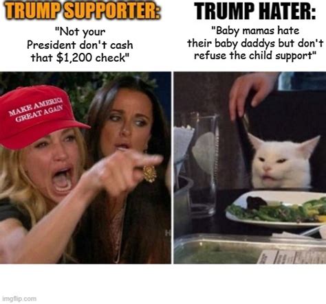 Where can i cash a check? Woman Yelling At Cat Not Your President Don't Spend ...