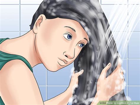 Before you panic and swear your hair is ruined forever, there are ways you can try to lighten the color in a pinch. 5 Ways to Lighten Dyed Hair - wikiHow