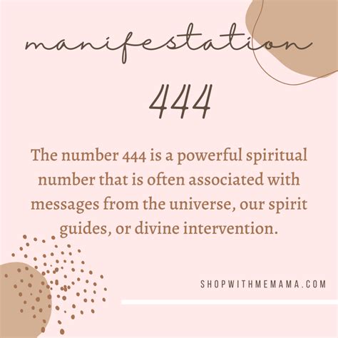 Angel Number 444 Meaning Manifestation And Numerology Shop With Me Mama