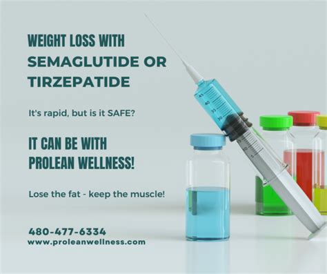 Semaglutide And Tirzepatide For Weight Loss Prolean Wellness