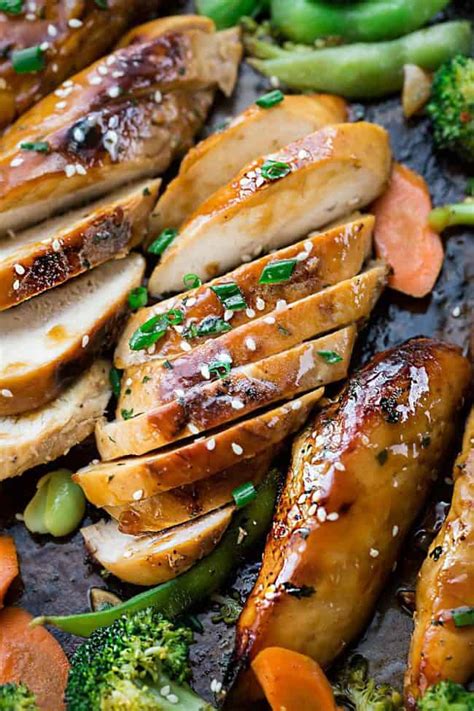 One Sheet Pan Teriyaki Chicken With Vegetables The Recipe Critic