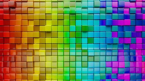 Colorful Cube Pattern Wallpaper Hd Artist 4k Wallpapers Images And