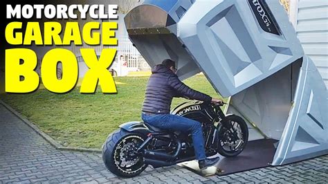Best Motorcycle Storage Shed Bikebox24 Youtube