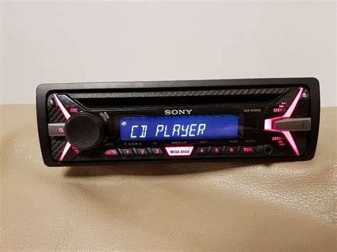 Car Head Unit Sony Xplod Mp3 Cd Player With Usb Aux 4x 55 Amplifier Amp